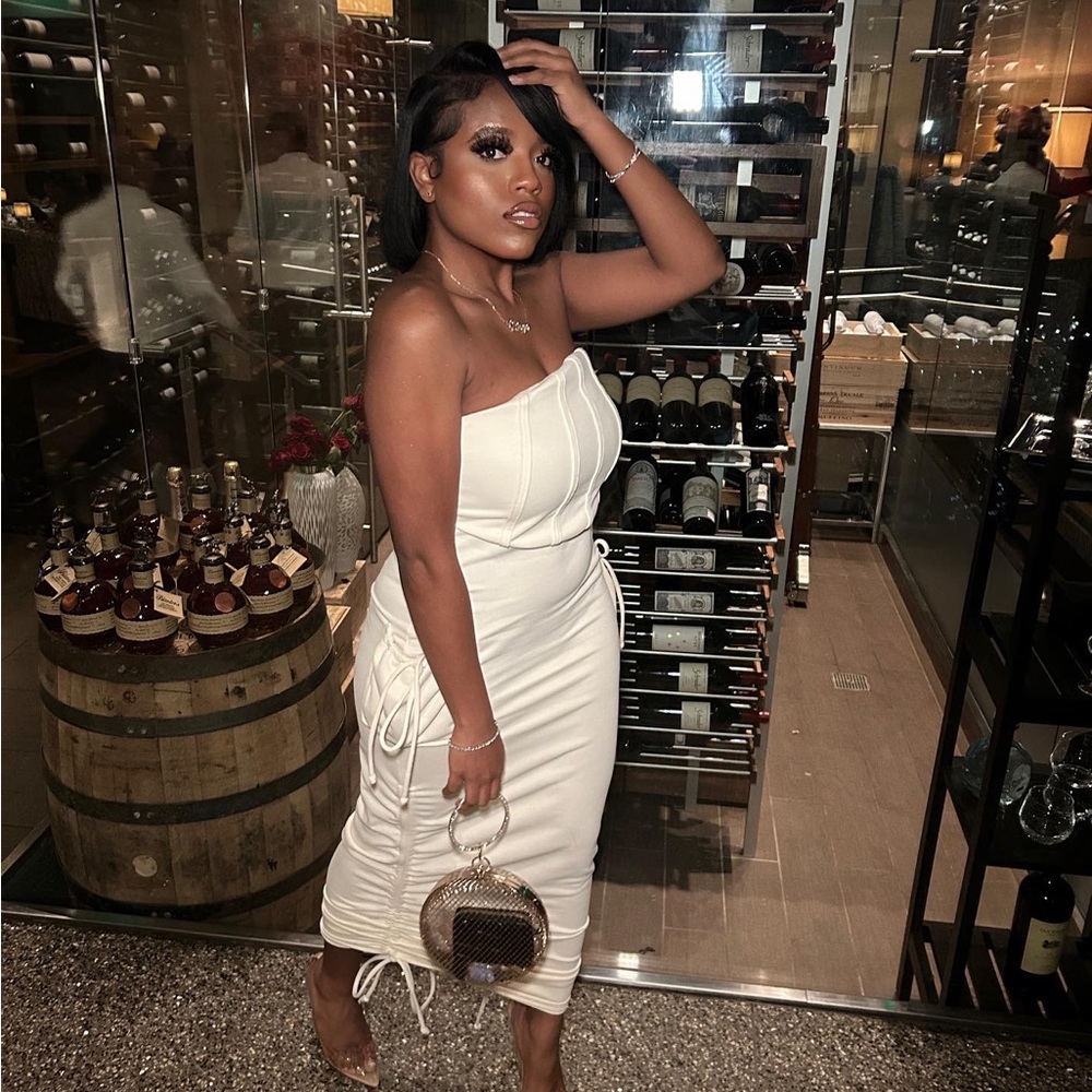 Fashion Nova Good Reputation Cargo Midi Dress